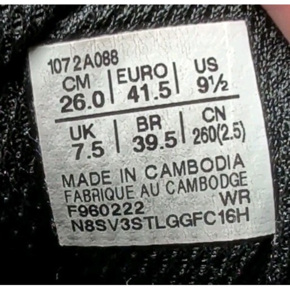 Asics Upcourt 5 1072A088 Womens Size 9.5 Tennis Shoes Black Pure Silver Sneaker - Picture 8 of 13